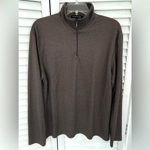 Kenneth Cole NewYork Vintage Long Sleeve Quarter Zip Pullover Sweater - Size M